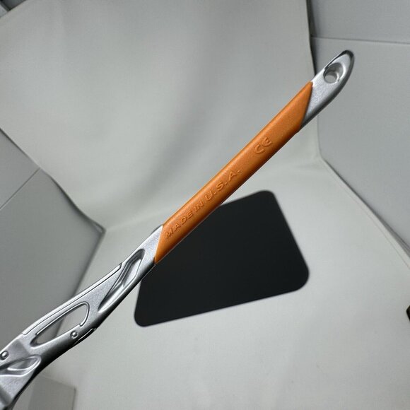 Oakley RadarLock Pitch Silver Sunglasses Frame Scratched Lenses OO9182-07 main image 9